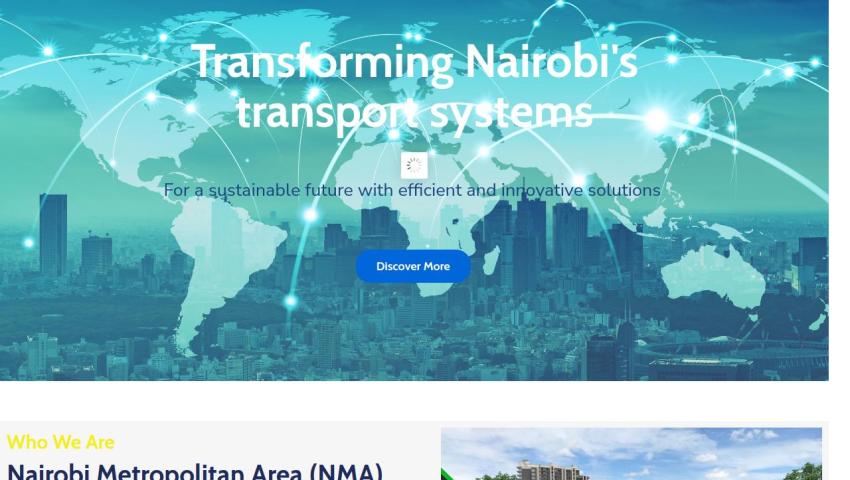 The Nairobi Metropolitan Area Transport Authority (NaMATA) Website Development