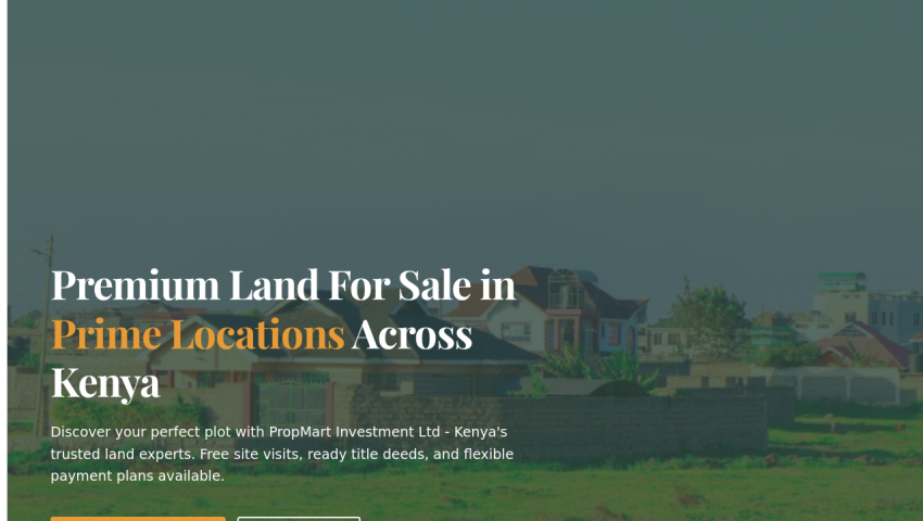 Propmart Investment Ltd - Real Estate Website Project